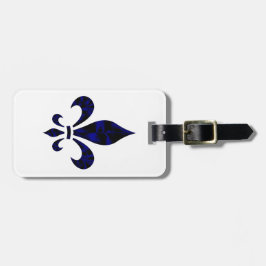 Gepäckanhänger Fleur De Lys (addieren Sie Ihr
