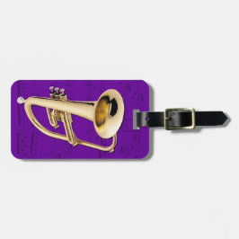 Gepäckanhänger - Flugelhorn - wählen Sie Farbe