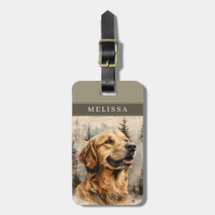 Gepäckanhänger für Golden Retriever Hunde
