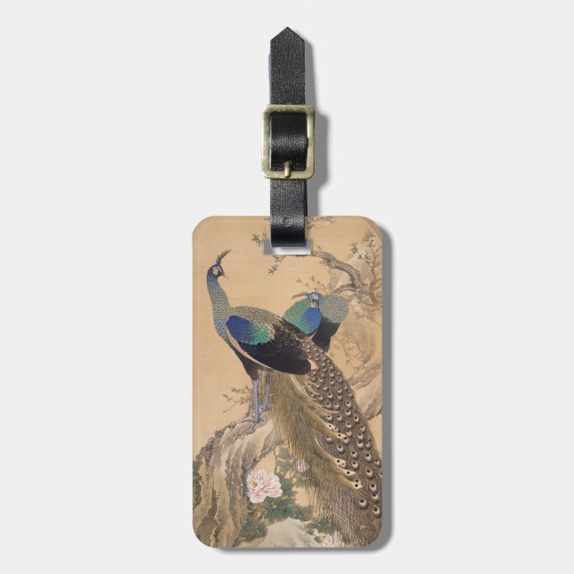 Gepäckanhänger für japanische Kunst (Vorderseite vertikal)