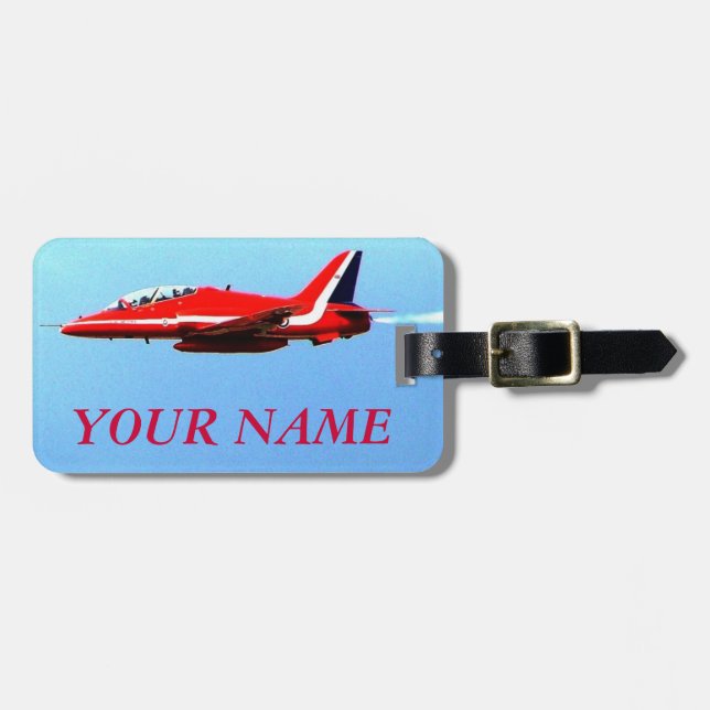 Gepäckanhänger für Jets (Vorderseite horizontal)