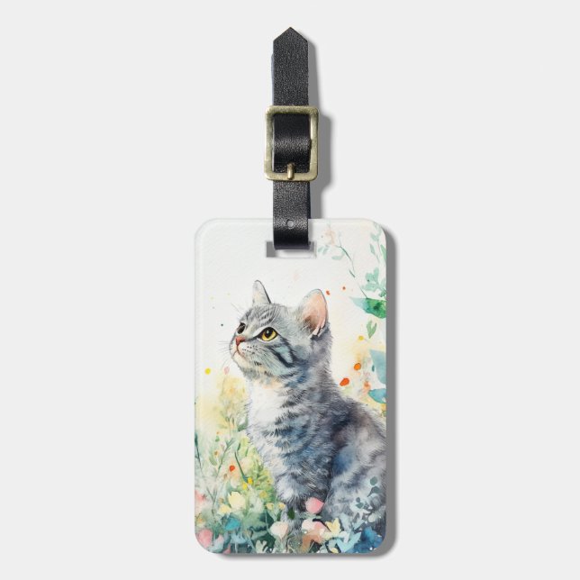 Gepäckanhänger für Katzen (Vorderseite vertikal)