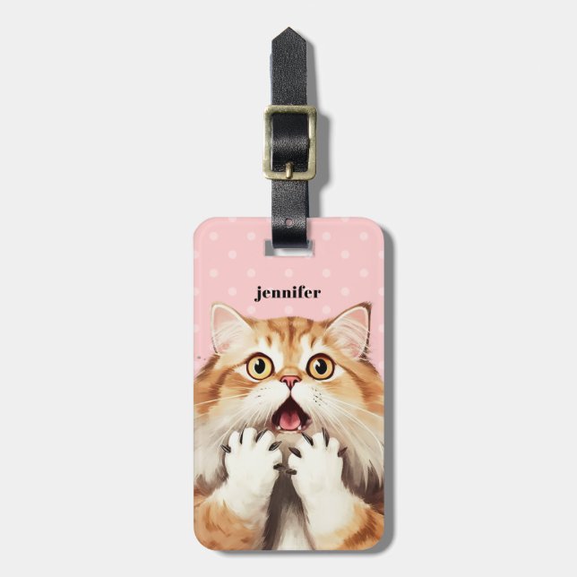 Gepäckanhänger für Katzen (Vorderseite vertikal)