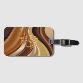 Gepäckanhänger in stilvoller Grafik