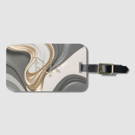 Gepäckanhänger in stilvoller Grafik