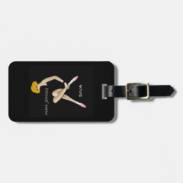 Gepäckanhänger Milliamperestunde Jongg (Vorderseite horizontal)