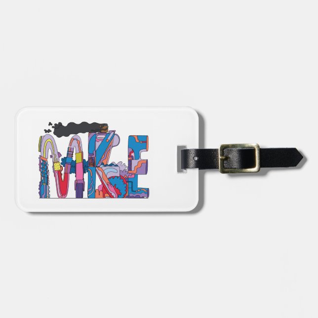 Gepäckanhänger | MILWAUKEE, WI (MKE) (Vorderseite horizontal)