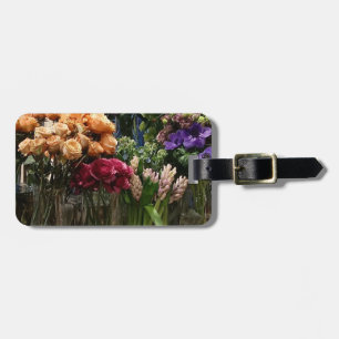 Gepäckanhänger mit schönen Blume Shop Blogs