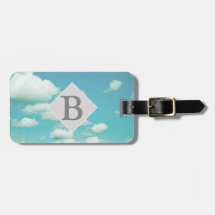 Gepäckanhänger personalisieren den blauen Himmel m
