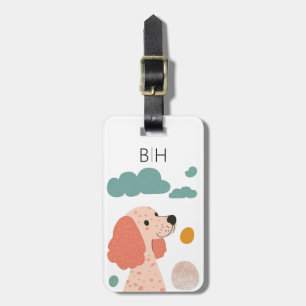 Gepäckanhänger Pudel Hund