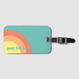 Gepäckanhänger Regenbogen Ziel Regenbogen blau, Pf