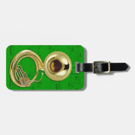 Gepäckanhänger - Sousaphone - wählen Sie Farbe