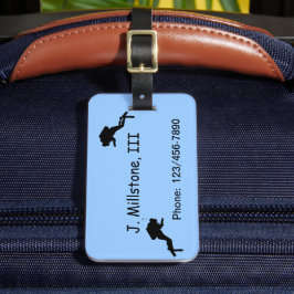 Gepäckanhänger - Taucher