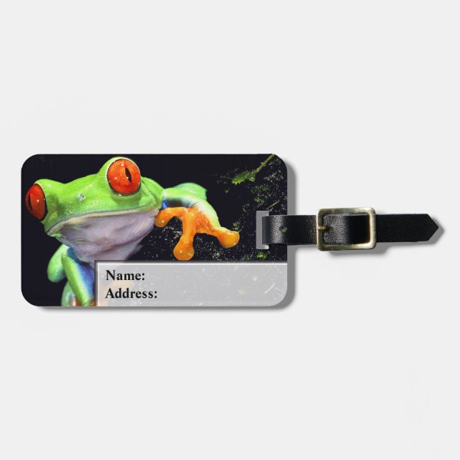 Gepäckanhänger-Wahlen des Frosch-3 Gepäckanhänger (Vorderseite horizontal)
