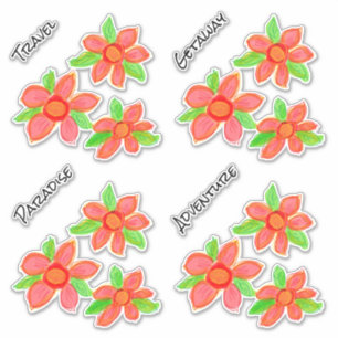 Gepäckdekore Aufkleber