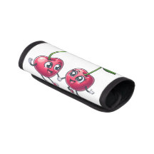 Gepäckgriffhülle rote Kirschen 
