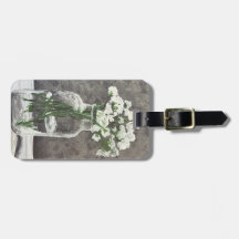 Gepäckmarke - Blume für Stillleben