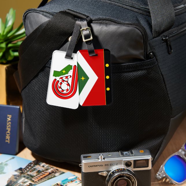 Gepäckmarke - CCCA/Claus Botschafter Gepäckanhänger (Vorderseite & Rückseite)