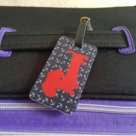 Gepäckmarke für die Dackel Gepäckanhänger