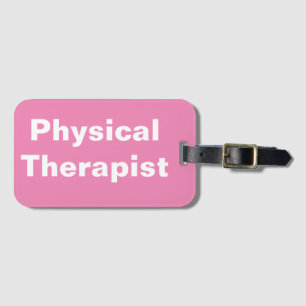 Gepäckmarke für Physiotherapeuten Gepäckanhänger