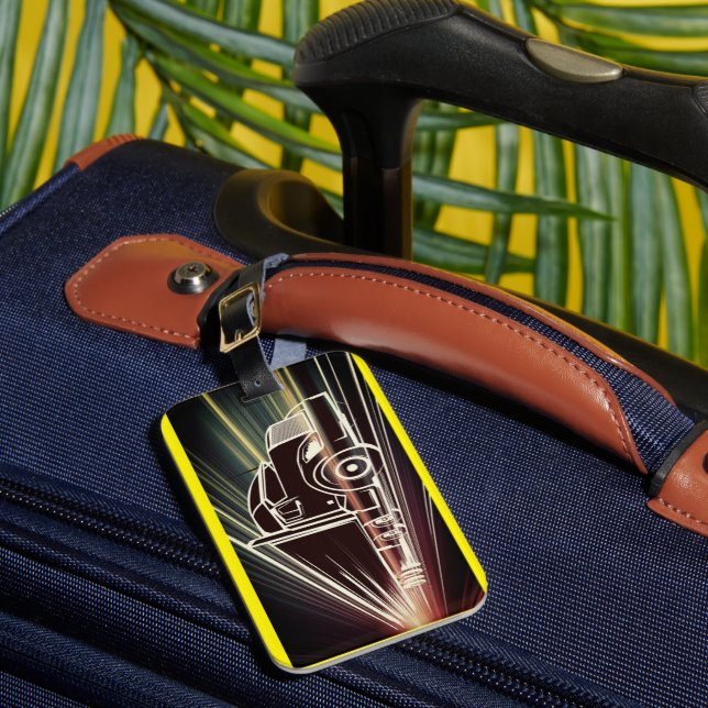 Gepäckmarke für SemiTruck Gepäckanhänger (Vorderseite Insitu 1)