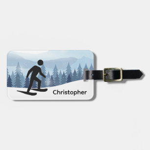Gepäckmarke für Snowshootdesign Gepäckanhänger