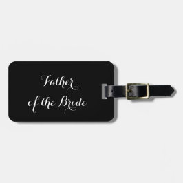 Gepäckmarke für Vater der Braut Gepäckanhänger