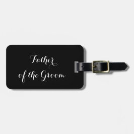 Gepäckmarke für Vater des Grooms Gepäckanhänger