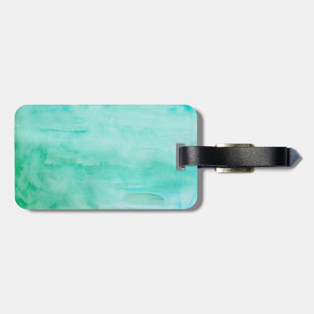 Gepäckmarke Gepäckanhänger (Rückseite horizontal)