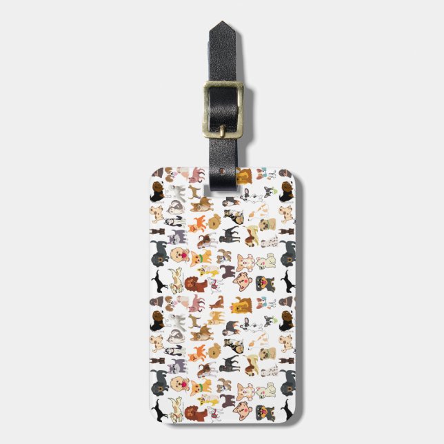 Gepäckmarke Gepäckanhänger (Vorderseite vertikal)