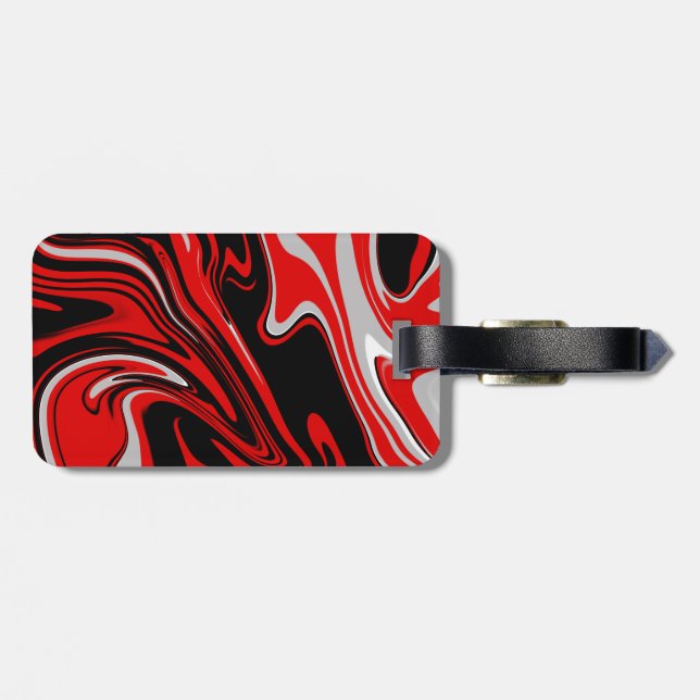 Gepäckmarke Gepäckanhänger (Rückseite horizontal)