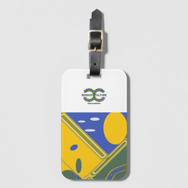 Gepäckmarke Gepäckanhänger (Vorderseite Vertikal)