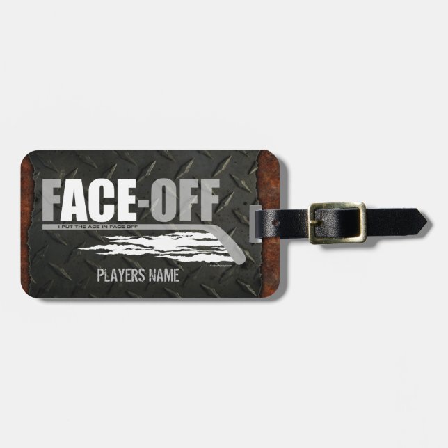 Gepäckmarke (Hockey) Gepäckanhänger (Vorderseite horizontal)