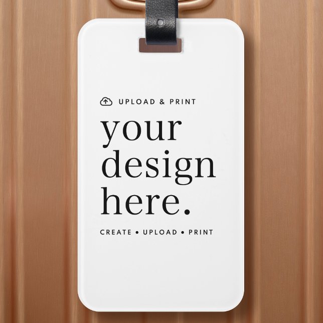Gepäckmarke Ihr Design Upload Gepäckanhänger (Versatile luggage tags for business travel, destination weddings, everyday travel, gifting & more!)