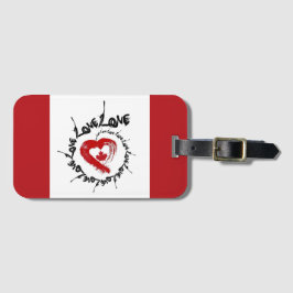 Gepäckmarke Liebe Kanada Gepäckanhänger