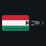Gepäckmarke mit Flagge Ungarns Gepäckanhänger<br><div class="desc">Reisen Sie stilvoll mit unserem schicken Gepäckanhänger mit der Flagge Ungarns! Dieses Gepäckanhänger ist mehr als nur ein Reisezubehör, es ist eine Feier des reichen Kulturerbes und Nationalstolzes Ungarns. Das lebhafte Design zeigt die ungarische Flagge und macht sie zu einer einzigartigen und sinnvollen Art, Ihre Liebe für Ungarn zu präsentieren...</div>
