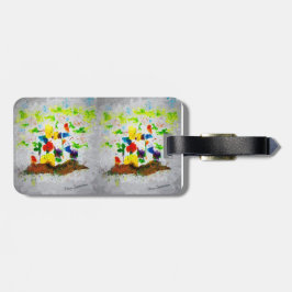 Gepäckmarke "Nature Fantasy Trees" Gepäckanhänger