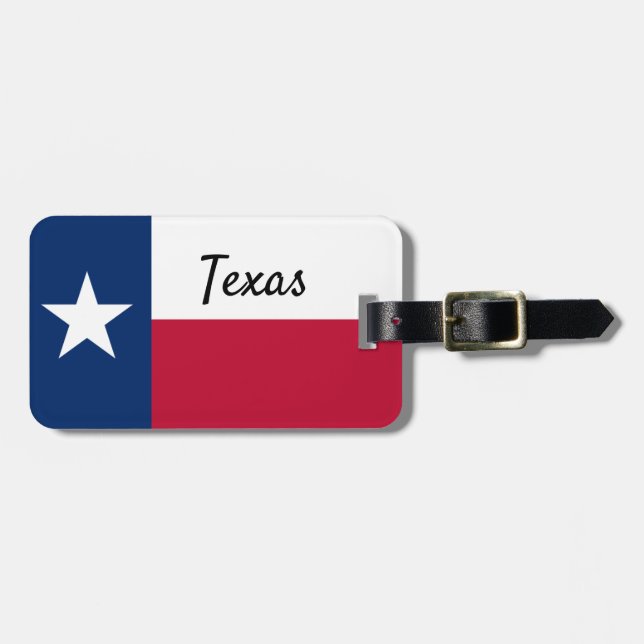Gepäckmarke Texas Gepäckanhänger (Vorderseite horizontal)