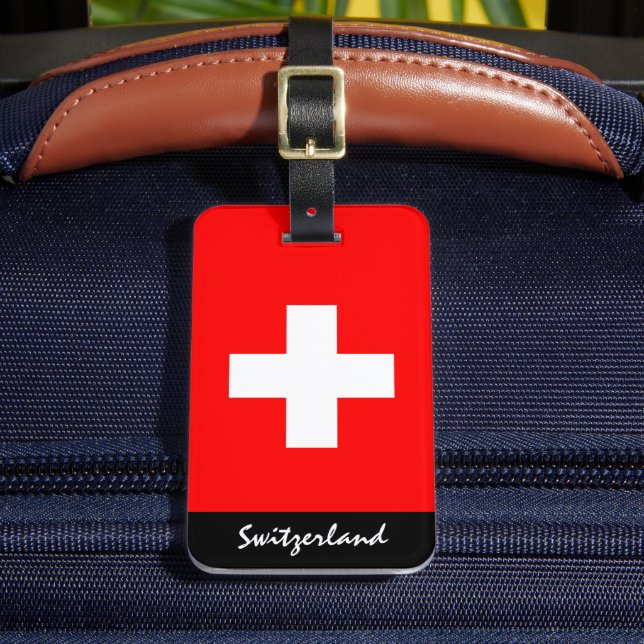 Gepäckmarken der Patriotischen Schweiz, Schweizer  Gepäckanhänger (Vorderseite Insitu 2)
