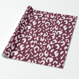 Gepäckpapier mit Gepardendruck  Geschenkpapier
