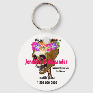 Gepäcksack für den Schädel I.D. Schlüsselanhänger