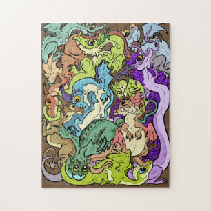 gepackt in Party-Drachen Puzzle