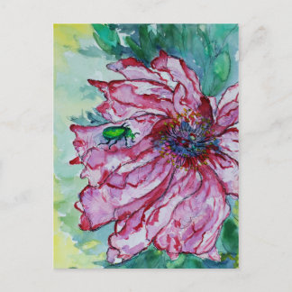 Gepackte Blume Postkarte