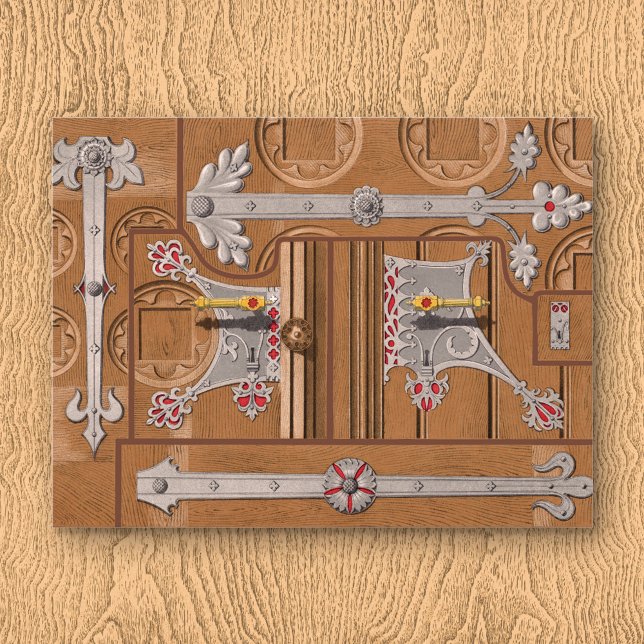 Gepackte Tür Postkarte (Von Creator hochgeladen)