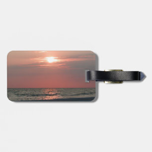 Gepäckumbau mit Foto des schönen Sonnenuntergangs Gepäckanhänger