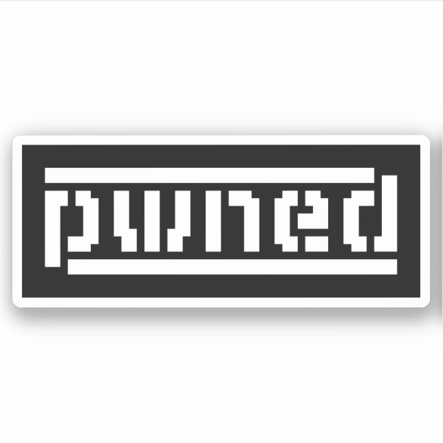 gepanzert aufkleber (Vorderseite)