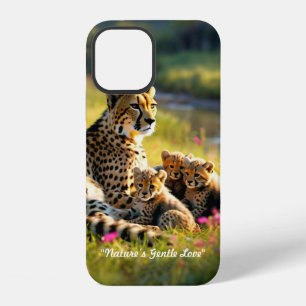 "Gepard-Begegnung am Flussufer" iPhone 12 Hülle