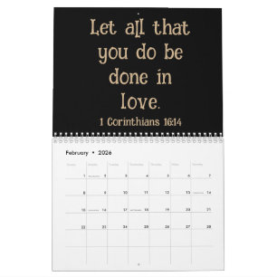 Gepard Bibelvers Jahreskalender Kalender