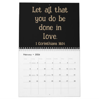 Gepard Bibelvers Jahreskalender Kalender