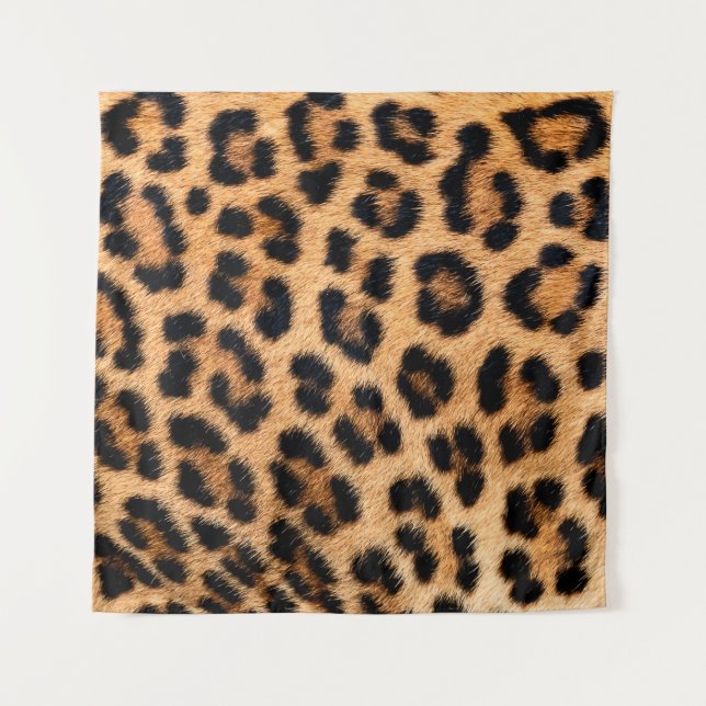 Gepard-Druck-Textur Wandteppich (Vorderseite)